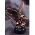 Eagle Awards - Bronze Eagle Wings Up 8.75"