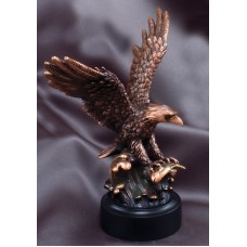 Eagle Awards - Bronze Eagle Wings Up 8.75"