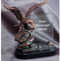 Eagle Awards - Bronze Eagle with Glass 9.5"