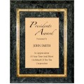 Plaques - #Black Marble with Florentine Border
