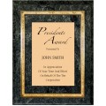Plaques - #Black Marble with Florentine Border