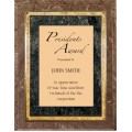Plaques - #Brown Marble with Florentine Border