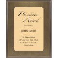 Plaques - #Classic Walnut Series Gold