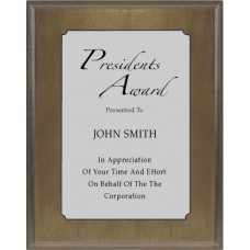 Plaques - #Classic Walnut Series Silver