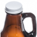 Bar Glass - #70217 | 64 oz. Glass Amber Growler