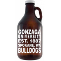 Bar Glass - #70217 | 64 oz. Glass Amber Growler