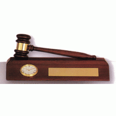 Gavel with Clock Stand*