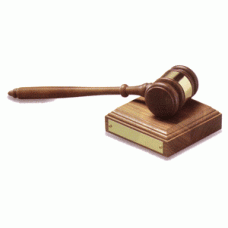 Gavel with Sounding Block