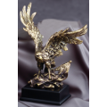 Eagle Award - #Gold Eagle Perched 14.5"