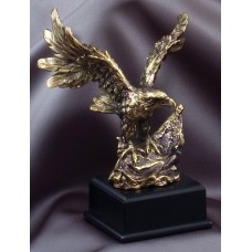 Eagle Award - #Gold Eagle Perched 7.5"