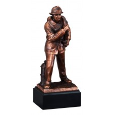 Resin Trophies - #Fireman Sculpture